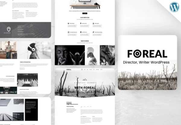 foreal-director-writer-wordpress-theme