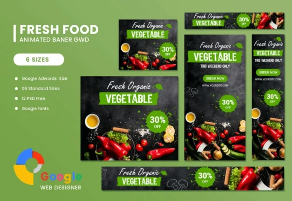 fresh-food-google-adwords-html5-banner-ads-gwd