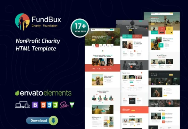 fundbux-charity-fundraise-html-template