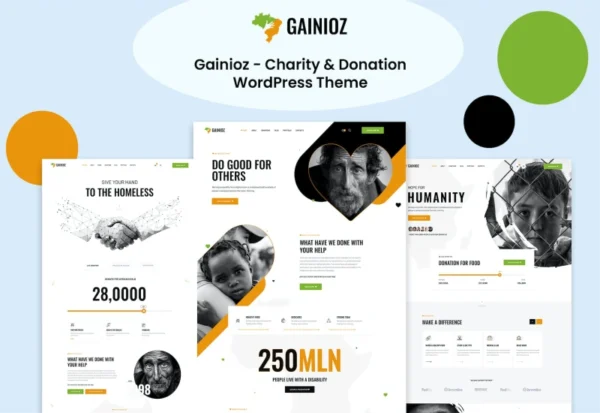 gainioz-charity-donation-wordpress-theme