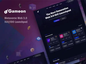 gameon-metaverse-igo-launchpad-html-template-2