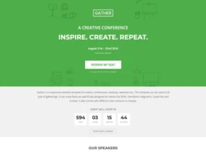 gather-event-conference-landing-page-wp-theme