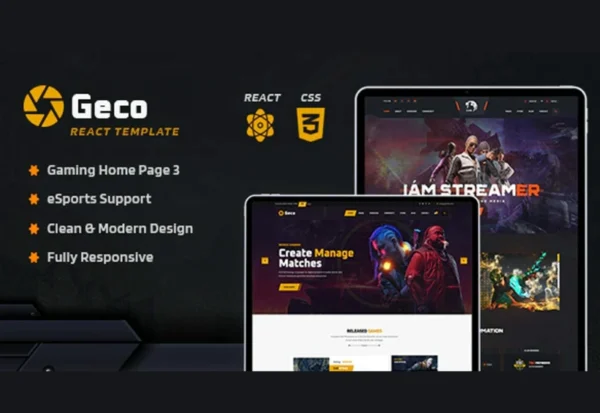 geco-esports-gaming-react-js-template