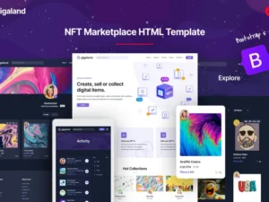 gigaland-nft-marketplace-html-template