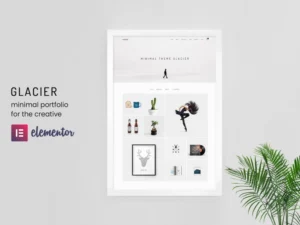 glacier-minimal-wordpress-portfolio-theme