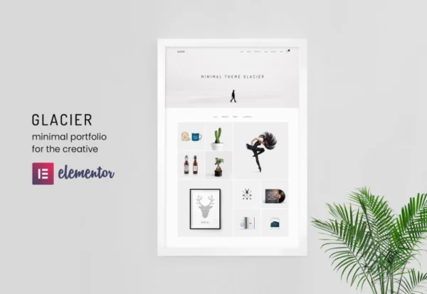 glacier-minimal-wordpress-portfolio-theme