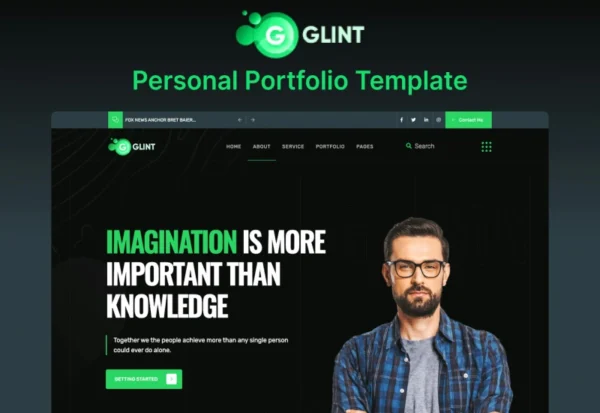 glint-portfolio-template-2