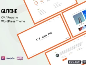 glitche-cv-resume-wordpress-theme