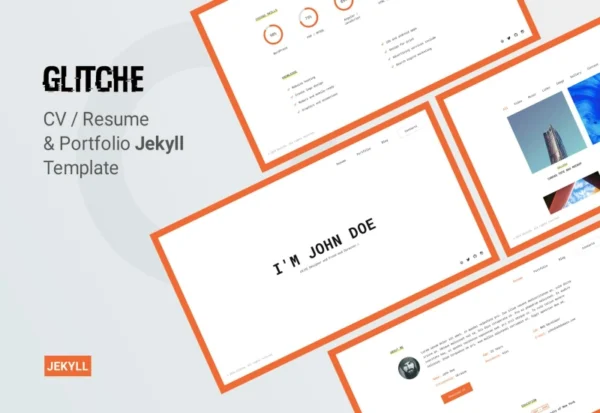 glitche-resume-cv-portfolio-jekyll-theme