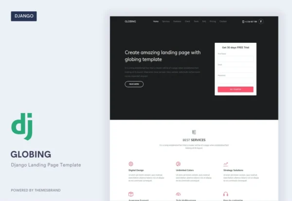 globing-django-landing-page-template-2