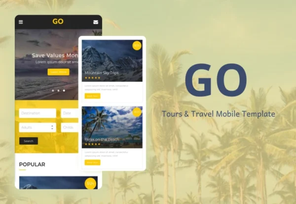 go-tours-travel-mobile-template