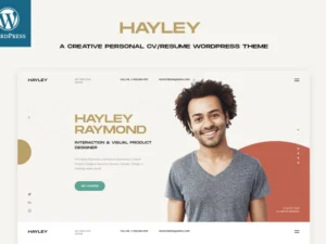 hayley-personal-cv-resume-wordpress-theme