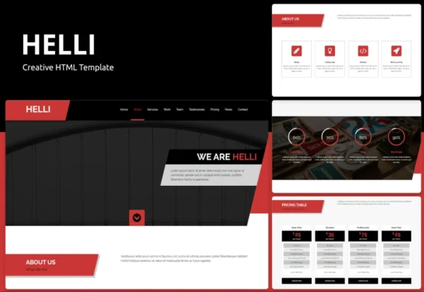 helli-creative-html-template