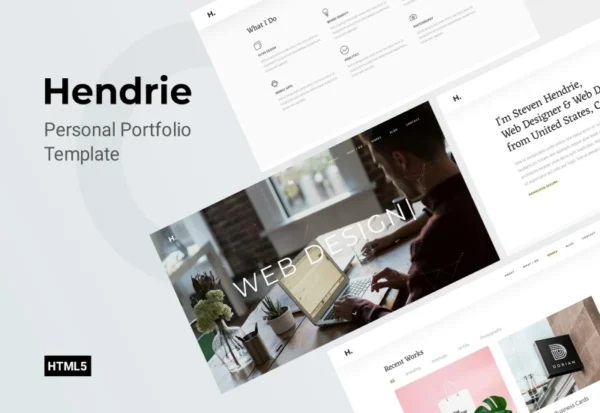 hendrie-personal-portfolio-template