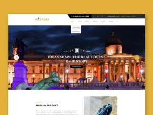 history-museum-exhibition-html-template