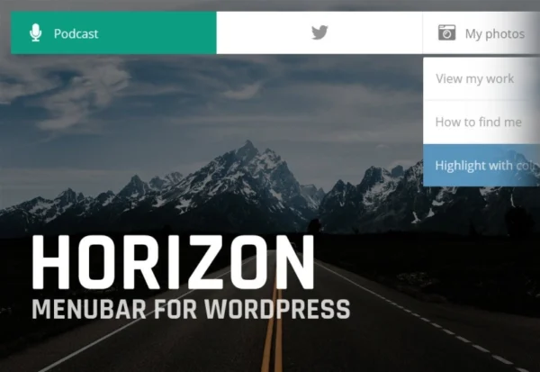 horizon-menubar-for-wordpress