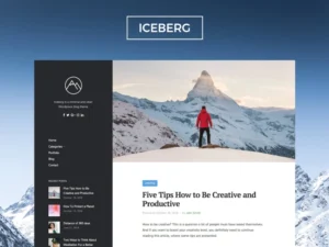 iceberg-clean-modern-wordpress-blog-theme