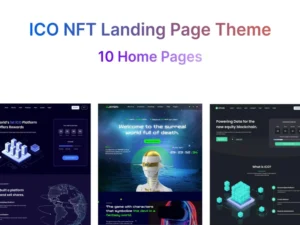 ico-nft-ai-landing-page-template-cryptlight