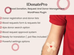 idonatepro-blood-donation-management-plugin