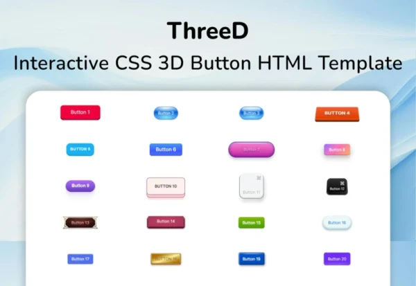 interactive-css-3d-button-html-template-threed