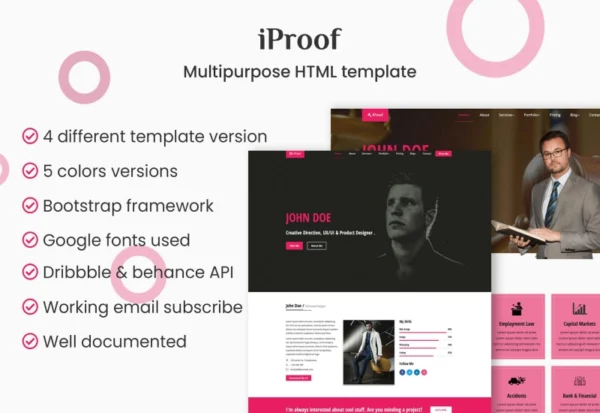 iproof-multipurpose-html-template