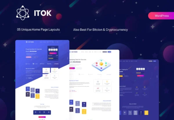 itok-ico-and-cryptocurrency-wordpress-theme