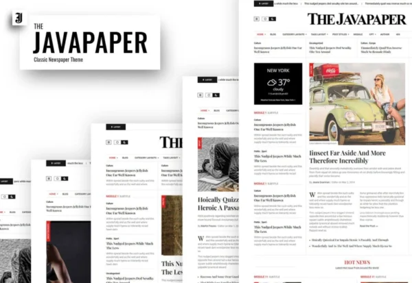 javapaper-classic-newspaper-theme