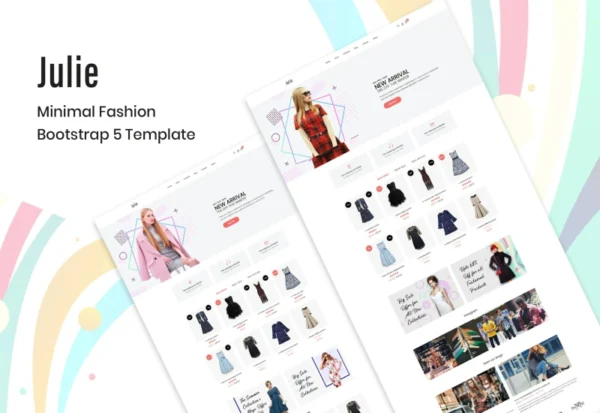 julie-minimal-fashion-bootstrap-5-template