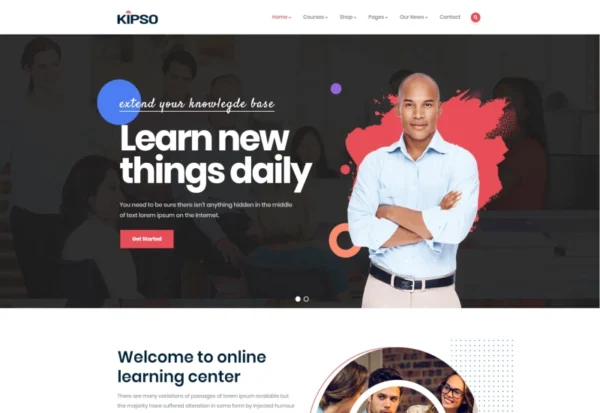 kipso-education-lms-wordpress-theme