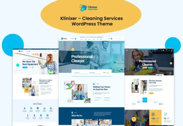 klinixer-cleaning-services-wordpress-theme