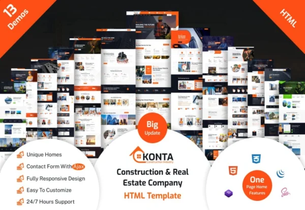 konta-construction-html-template