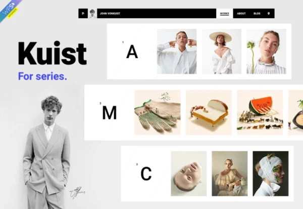 kuist-portfolio-wordpress-theme-for-series