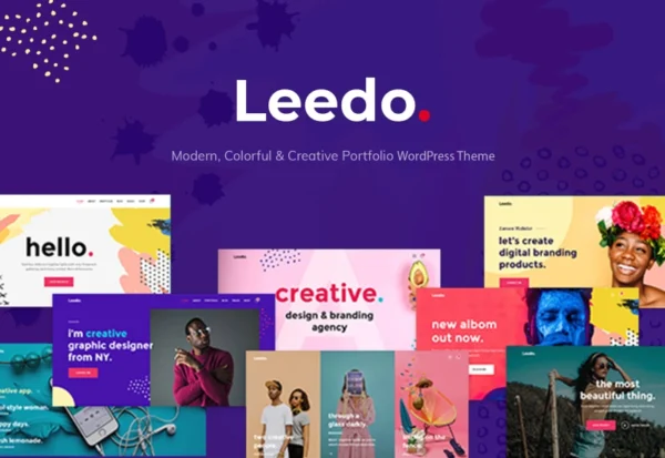 leedo-colorful-creative-portfolio-wp-theme