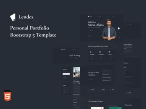 lendex-personal-portfolio-bootstrap-5-template