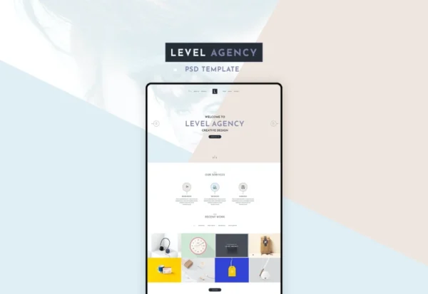 level-agency-creative-psd-template-2