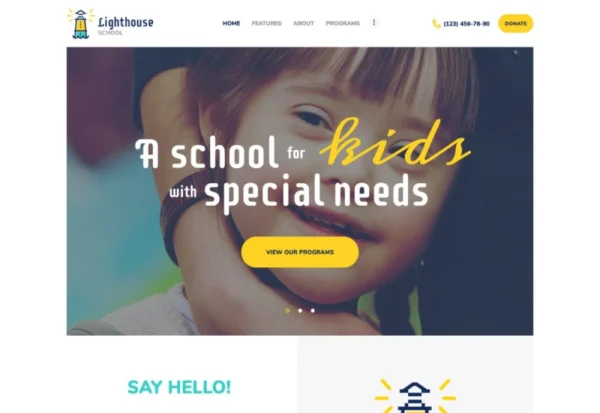 lighthouse-school-for-handicapped-kids-wp-theme