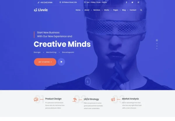 livvic-personal-portfolio-html-template