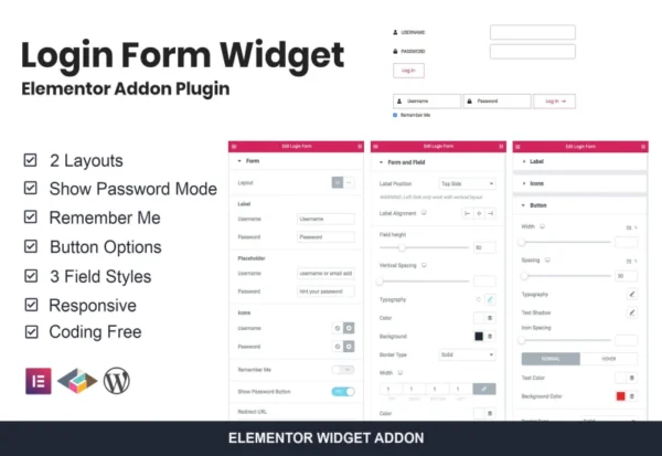 login-form-widget-elementor-addon-plugin