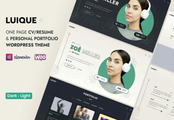 luique-personal-portfolio-wordpress-theme