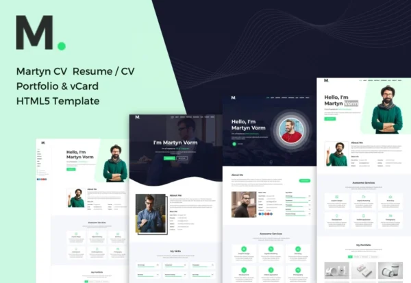 martyn-cv-resume-portfolio-vcard-html-template