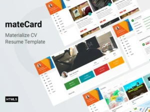 matecard-materialize-cv-resume-template