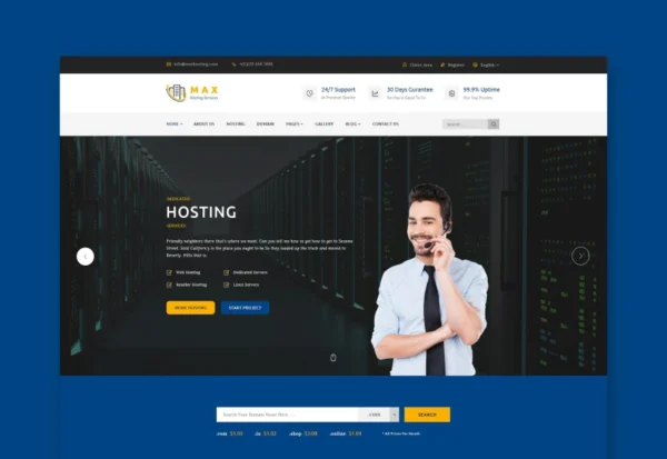 max-hosting-responsive-hosting-html-template