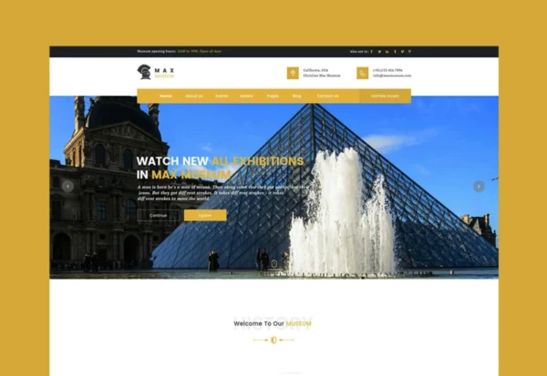 max-museum-historical-artifacts-template