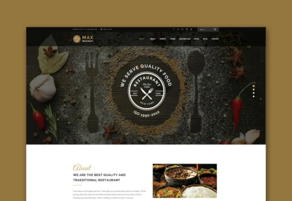 max-restaurant-responsive-html-template