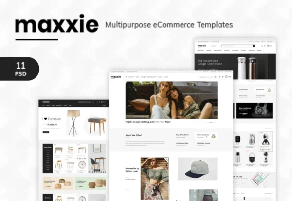 maxxie-multipurpose-ecommerce-psd-template