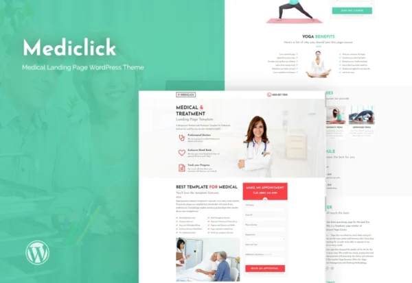 mediclick-medical-landing-page-wordpress-theme