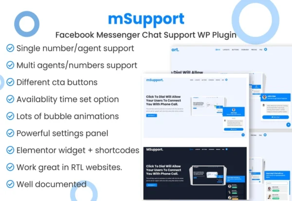 messenger-chat-support-wordpress-plugin