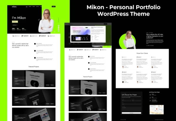 mikon-personal-portfolio-wordpress-theme