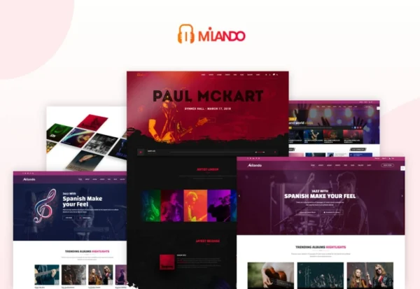 milando-music-portal-playback-html-template