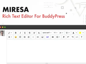 miresa-wordpress-rich-text-editor-for-buddypress